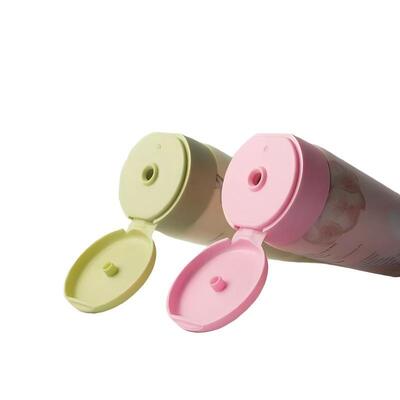 50ml 100ml 150ml Plastic Flat Tube Cosmetic Use Empty Packaging Hand Cream Face Cream Skincare Serum Screw Cap