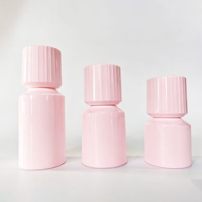 スクリューポンプヘッド 30ml 50ml 80ml 100ml プラスチック空気のない配給器 ボトル サポート カスタマイズ