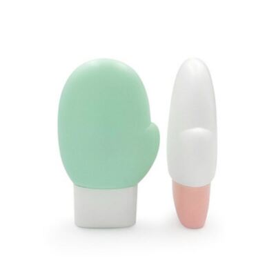 可愛いピンク卵状のPETボトル 50ml 日焼け止め セラム 旅行用サイズパッケージ