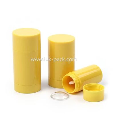 15g 30g 50g 75g PP プラスチック ツーストアップ デオドラント スティック コンテナ 再充填可能 日焼け止め スティック チューブ 化粧品 包装 ボディバーム