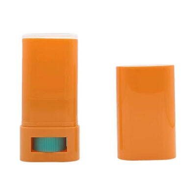 Plastic Square Twist up Deodorant Stick Tube Rectangular Empty Twist Container for Solid Perfume Body Balm Packaging