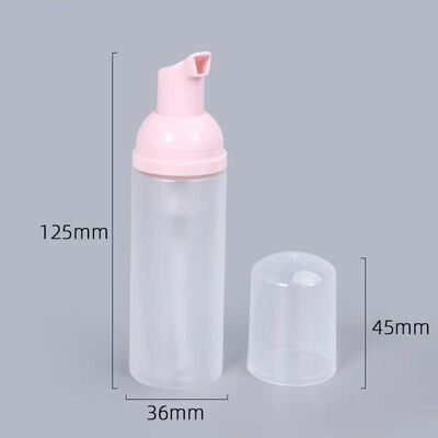 50ml ブラック 32mm フォームポンプボトルセット ボディウォッシュ・洗顔料用泡ソープディスペンサー