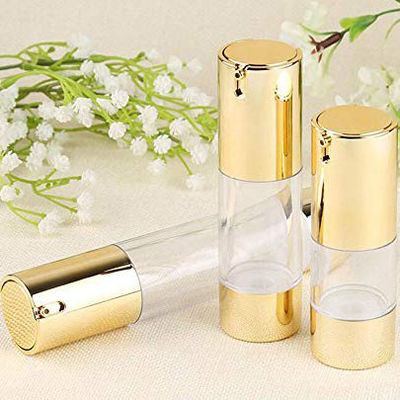 15ml 30ml 50ml プラスチックエアレスポンプ 真空化粧品ボトル 漏れ防止 制御されたディスペンシング クリーム ローション パッケージング