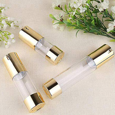 15ml 30ml 50ml プラスチックエアレスポンプ 真空化粧品ボトル 漏れ防止 制御されたディスペンシング クリーム ローション パッケージング