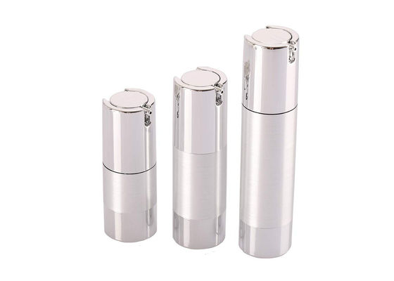 カスタム15ml 30ml 50ml プラスチックエアレスポンプ 真空化粧品ボトル 漏れ防止 制御されたディスペンシング クリーム ローション パッケージング