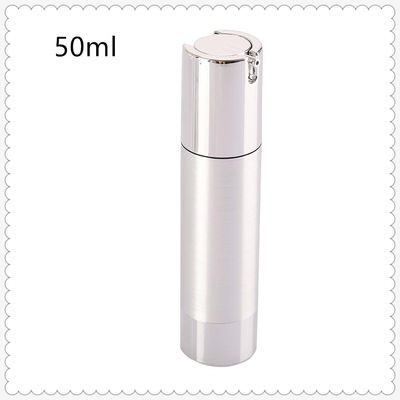 カスタム15ml 30ml 50ml プラスチックエアレスポンプ 真空化粧品ボトル 漏れ防止 制御されたディスペンシング クリーム ローション パッケージング