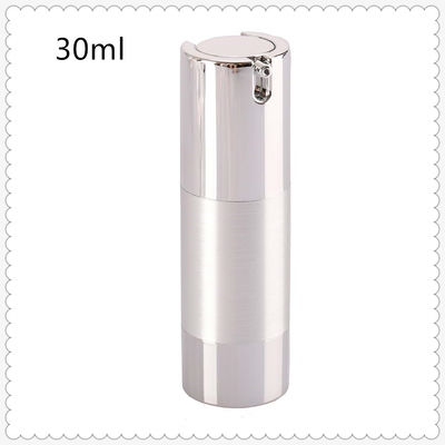 カスタム15ml 30ml 50ml プラスチックエアレスポンプ 真空化粧品ボトル 漏れ防止 制御されたディスペンシング クリーム ローション パッケージング