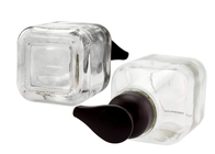 透明なガラス空の泡ポンプは耐久の滑らかな表面をびん詰めにします