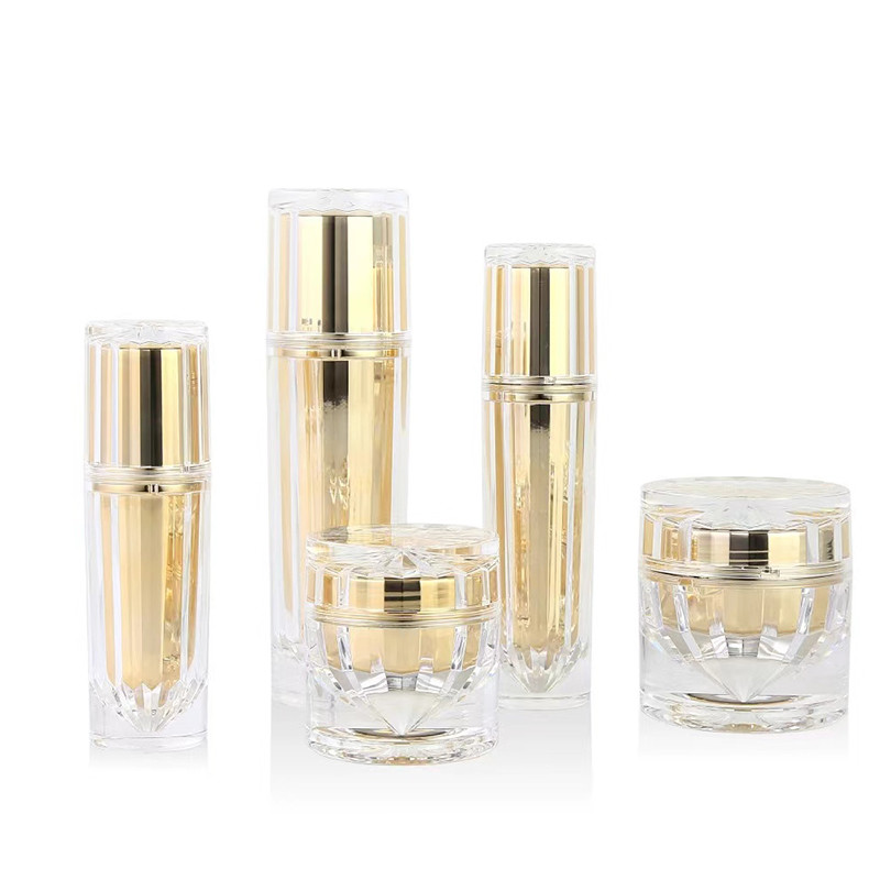 30ml 50ml 100ml ローズゴールド アクリル 化粧品 包装 ボトル クリーム グラス