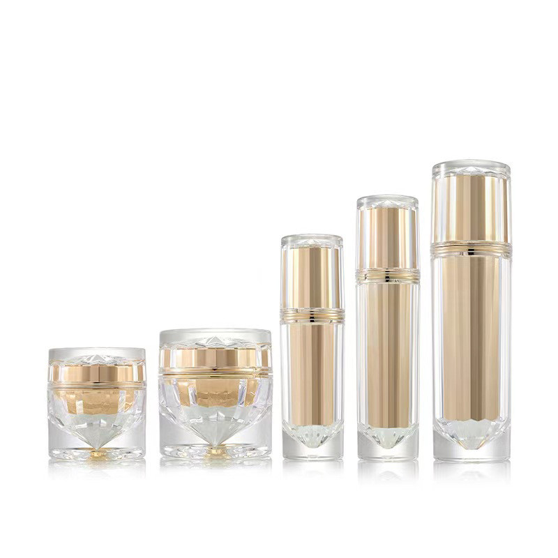 アクリルボトル コスメティック血清ローション容器 1オンス 空気のないポンプボトル