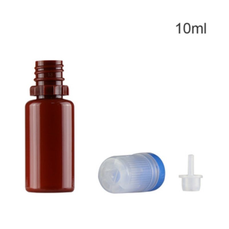 チャイルドレジスタント改ざん防止キャップ付き透明黒色プラスチック製ドロッパーEリキッドボトル