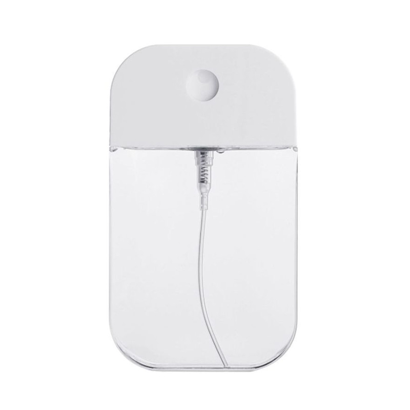 30ml 50ml ポータブル 再充填可能な PETG プラスチック 化粧水 スプレー 香水 カード形 ボトル ゴムフレーム 旅行 使いやすい