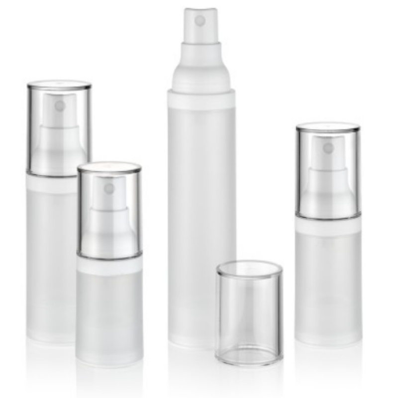 繊細な外見 5ml 10ml 15ml 30ml プラスチック式空気のないポンプボトル 皮膚ケア用