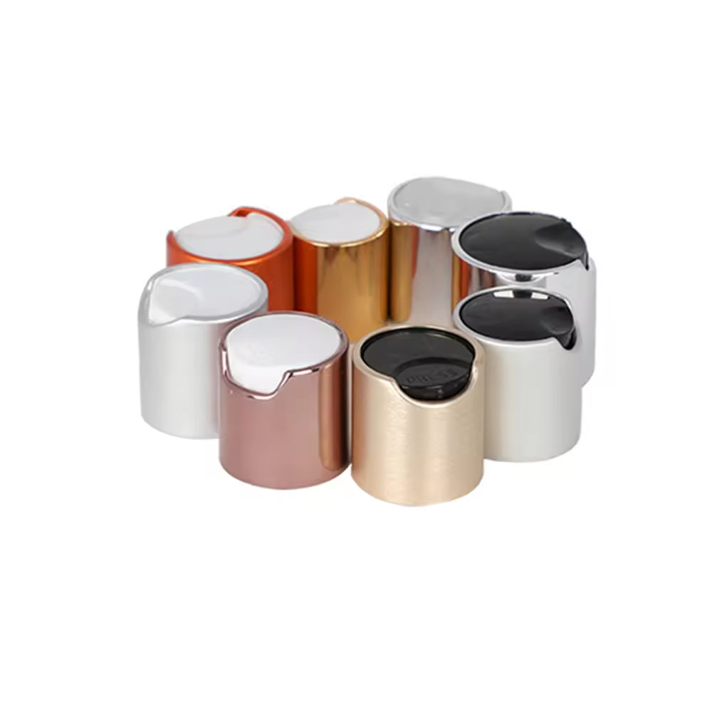 20mm 24mm 28mm シルバーディスク トップキャップ プラスチックカバー スクリュー 圧力キャップ