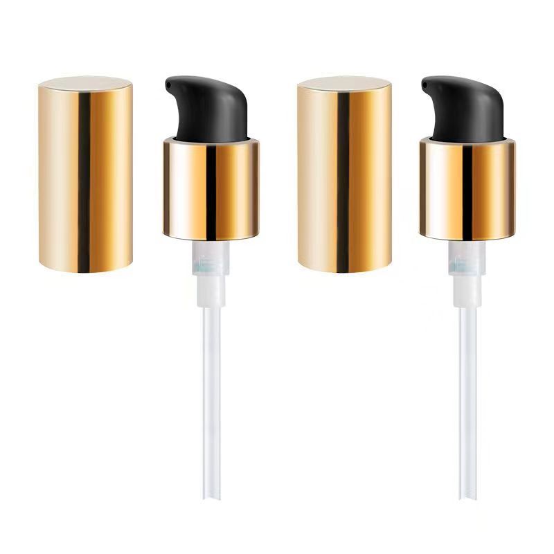 24mm 滑らかなPPプラスチック液体配給ポンプ アルミニウム処理クリームローションポンプ 梱包用のボトル