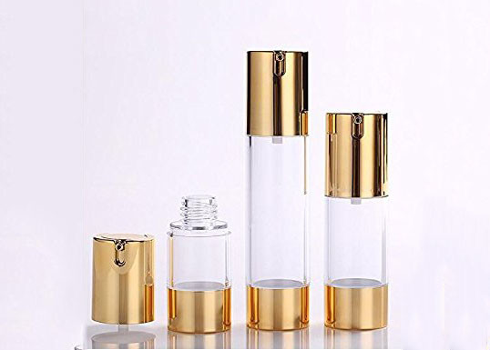 15ml 30ml 50ml プラスチックエアレスポンプ 真空化粧品ボトル 漏れ防止 制御されたディスペンシング クリーム ローション パッケージング